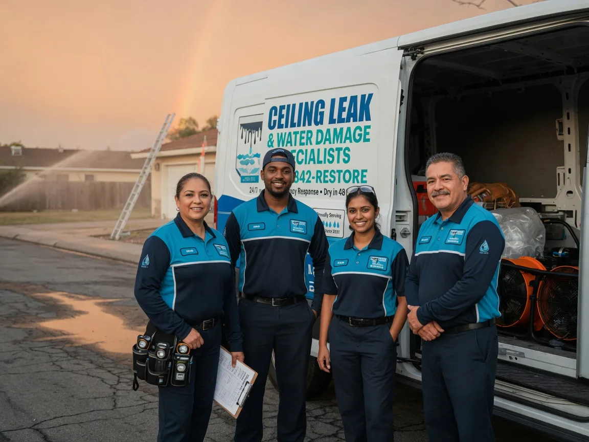 Ceiling Leak Cleanup company in Valley Spring, TX